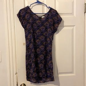Colourful shift dress